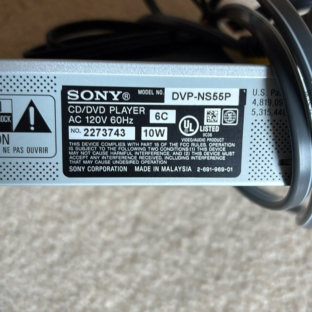 Sony CD/ DVD player